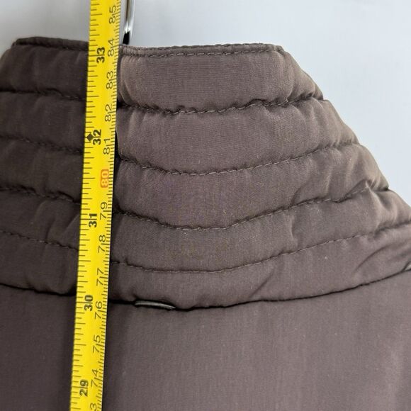 JONES NEW YORK Sport Women’s Coat Size L Brown Jacket Drawstring Waist - Picture 15 of 16